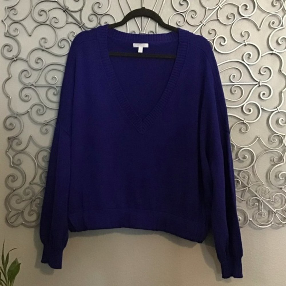 Abound XL VNeck Crop Sweater nwot